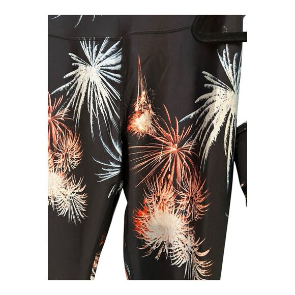 Good American Legging Sports Bra Set Sz 2=M Fireworks HR Ankle 4th of July - Picture 6 of 10